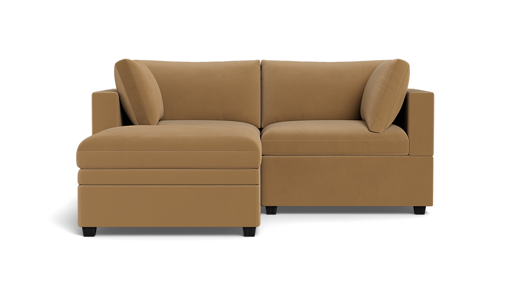 Kova Box Cushion Sofa 86" + Ottoman