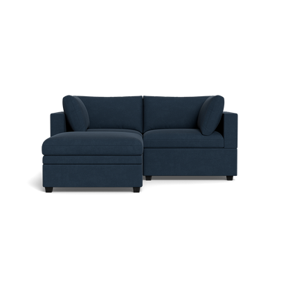 Kova Box Cushion Sofa 86" + Ottoman