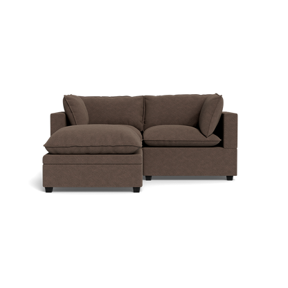 Kova Pillow Cushion Sofa 86" + Ottoman