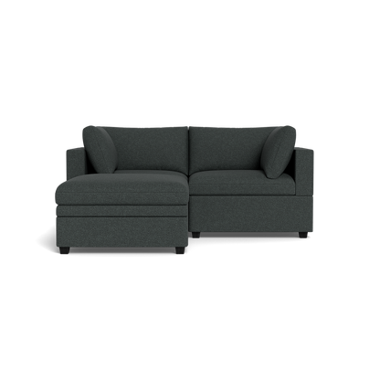 Kova Box Cushion Sofa 86" + Ottoman