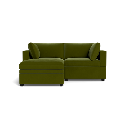 Kova Box Cushion Sofa 86" + Ottoman