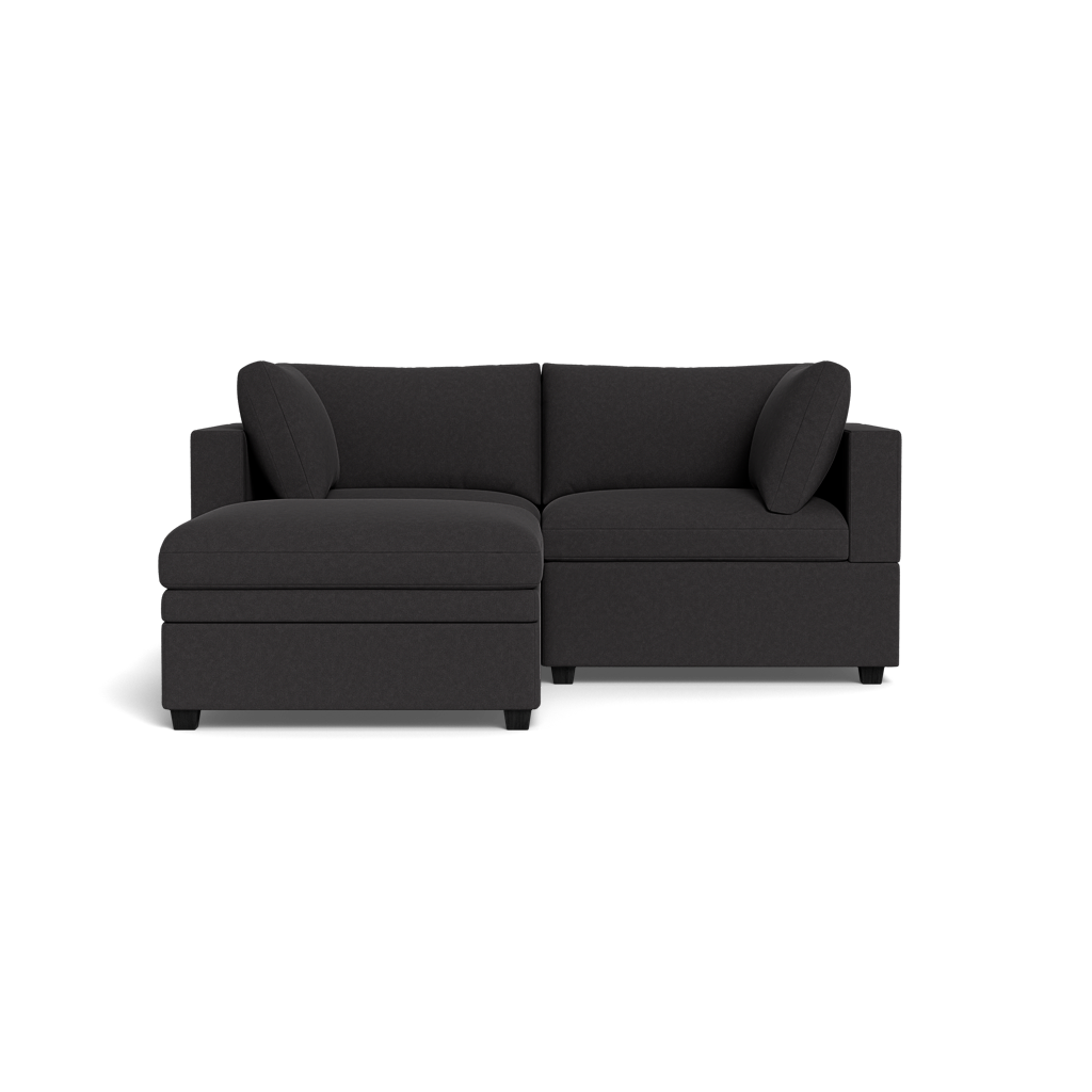 Kova Box Cushion Sofa 86" + Ottoman