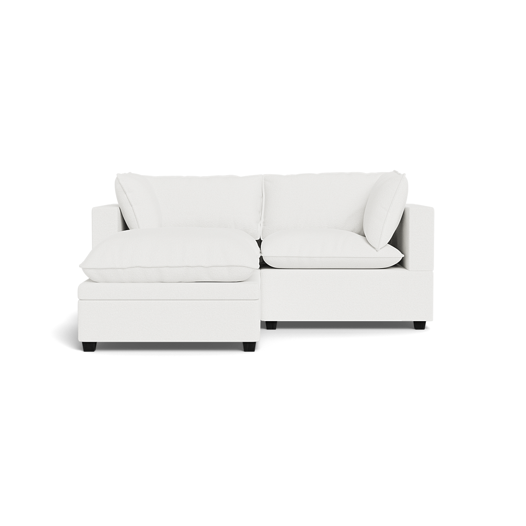 Kova Pillow Cushion Sofa 86" + Ottoman