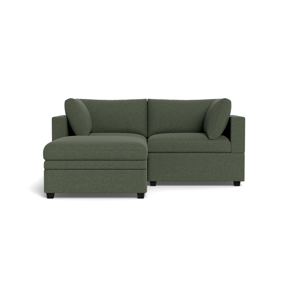 Kova Box Cushion Sofa 86" + Ottoman