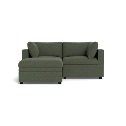 Kova Box Cushion Sofa 86" + Ottoman