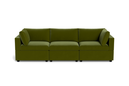 Kova Box Cushion Sofa 122"