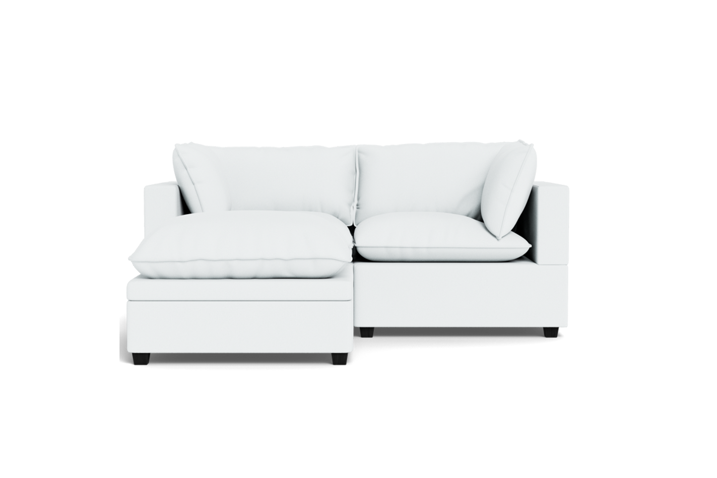 Kova Box Cushion Sofa 86" + Ottoman