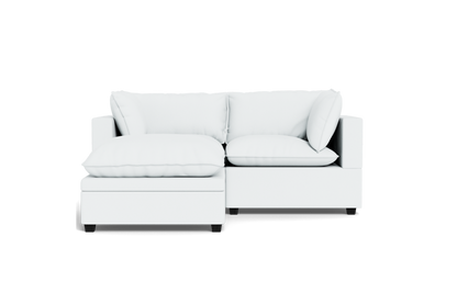 Kova Box Cushion Sofa 86" + Ottoman