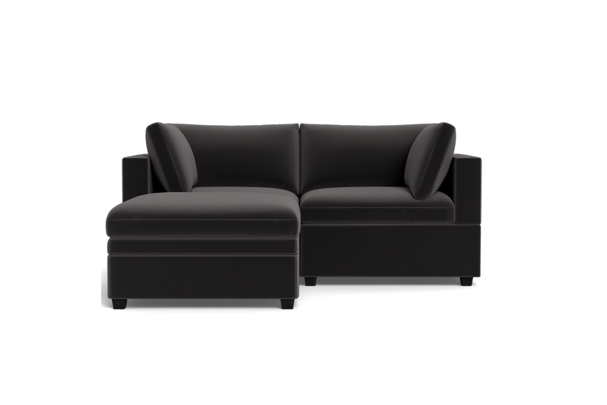 Kova Box Cushion Sofa 86" + Ottoman
