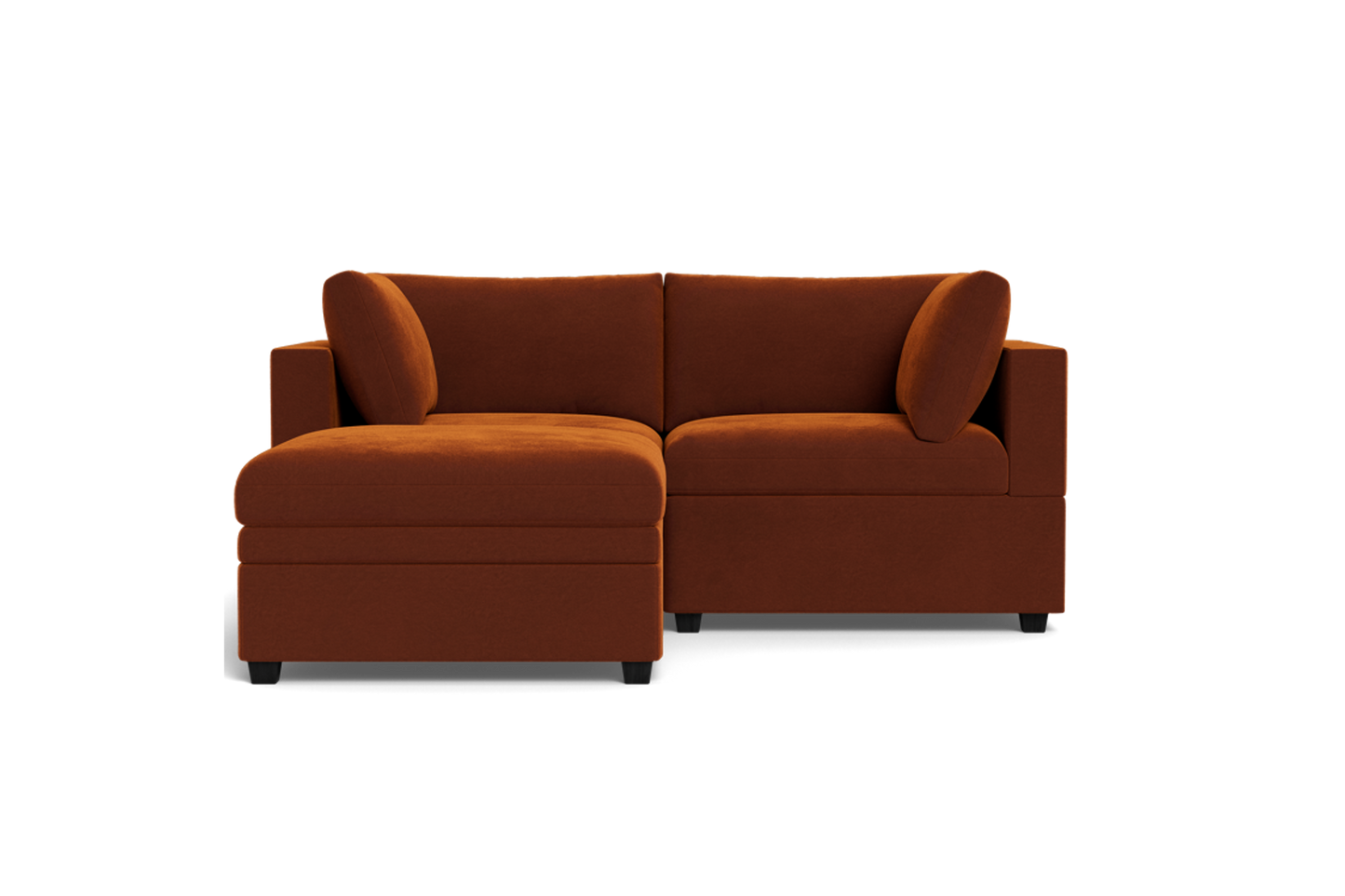 Kova Box Cushion Sofa 86" + Ottoman