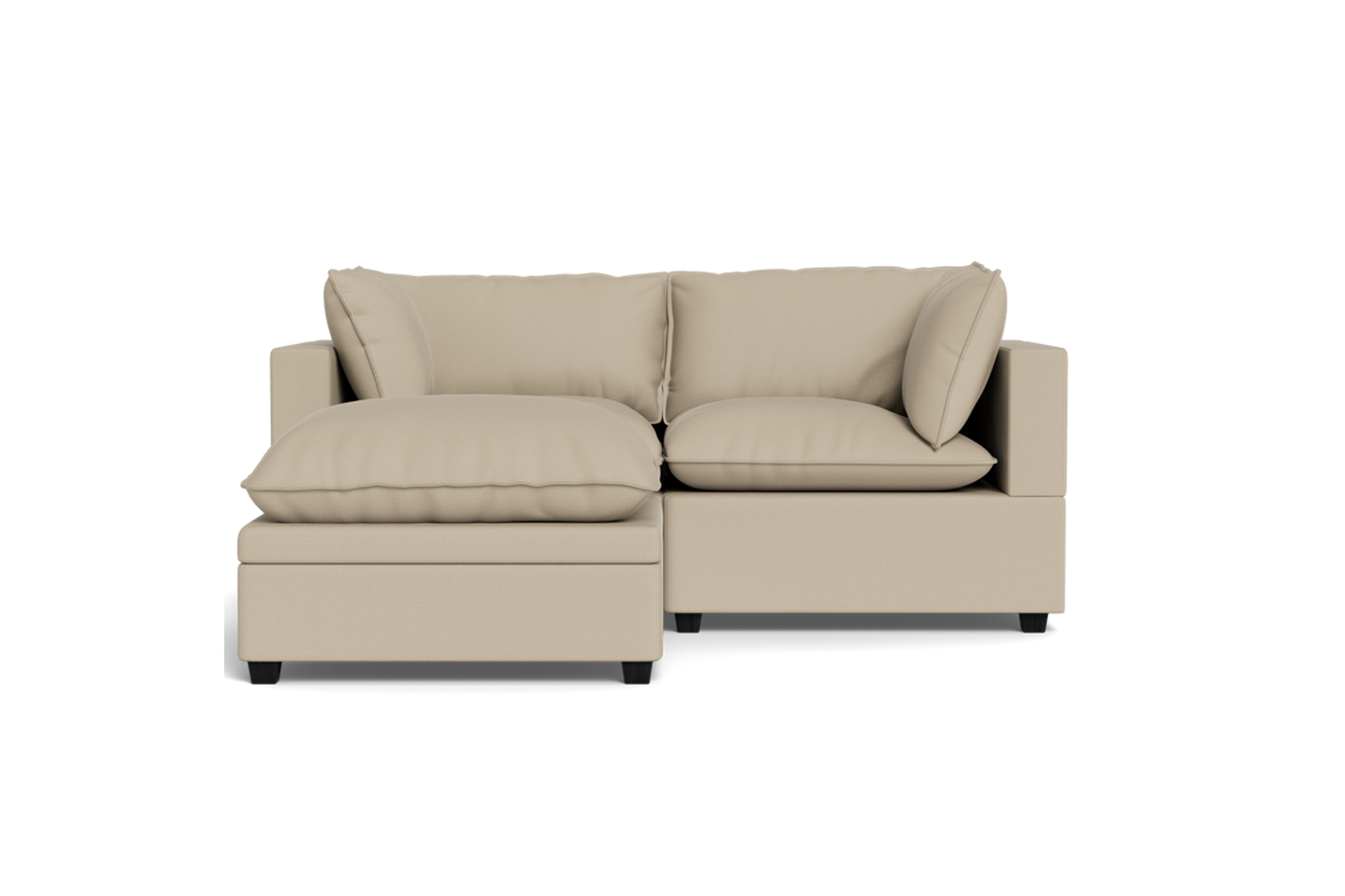 Kova Pillow Cushion Sofa 86" + Ottoman