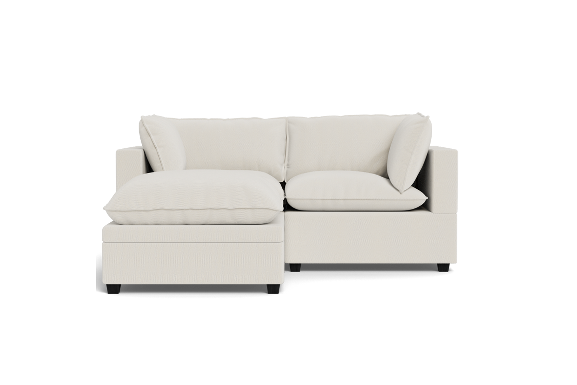Kova Pillow Cushion Sofa 86" + Ottoman