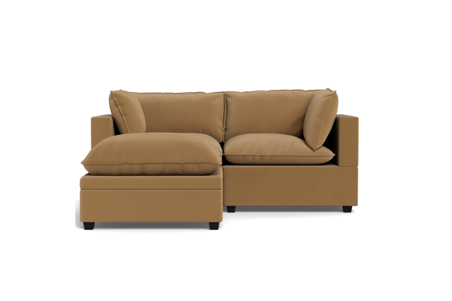 Kova Pillow Cushion Sofa 86" + Ottoman