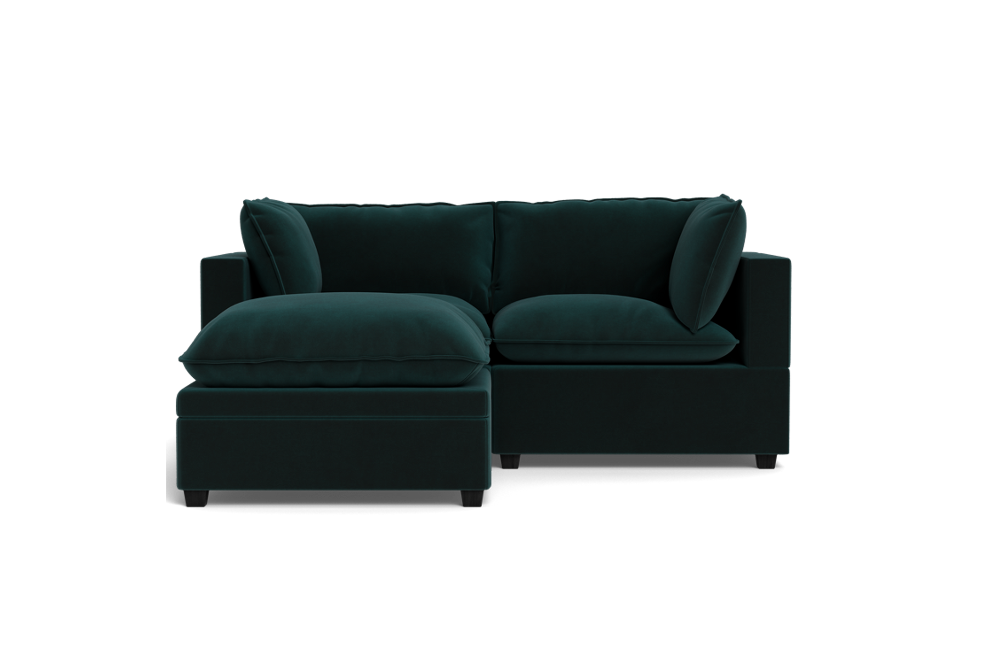 Kova Pillow Cushion Sofa 86" + Ottoman