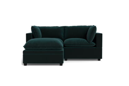 Kova Pillow Cushion Sofa 86" + Ottoman