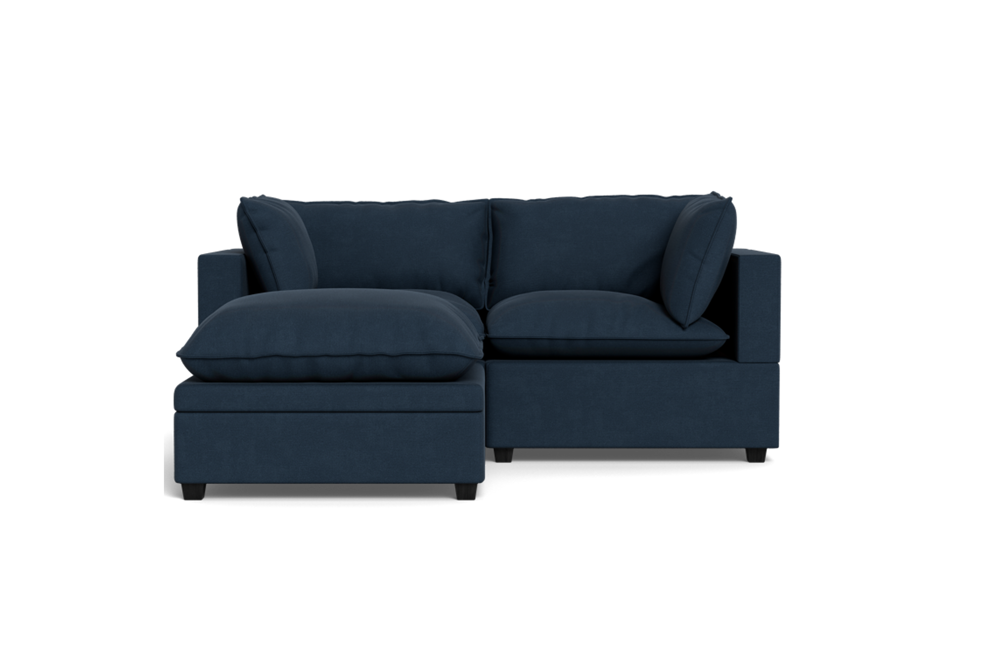 Kova Pillow Cushion Sofa 86" + Ottoman
