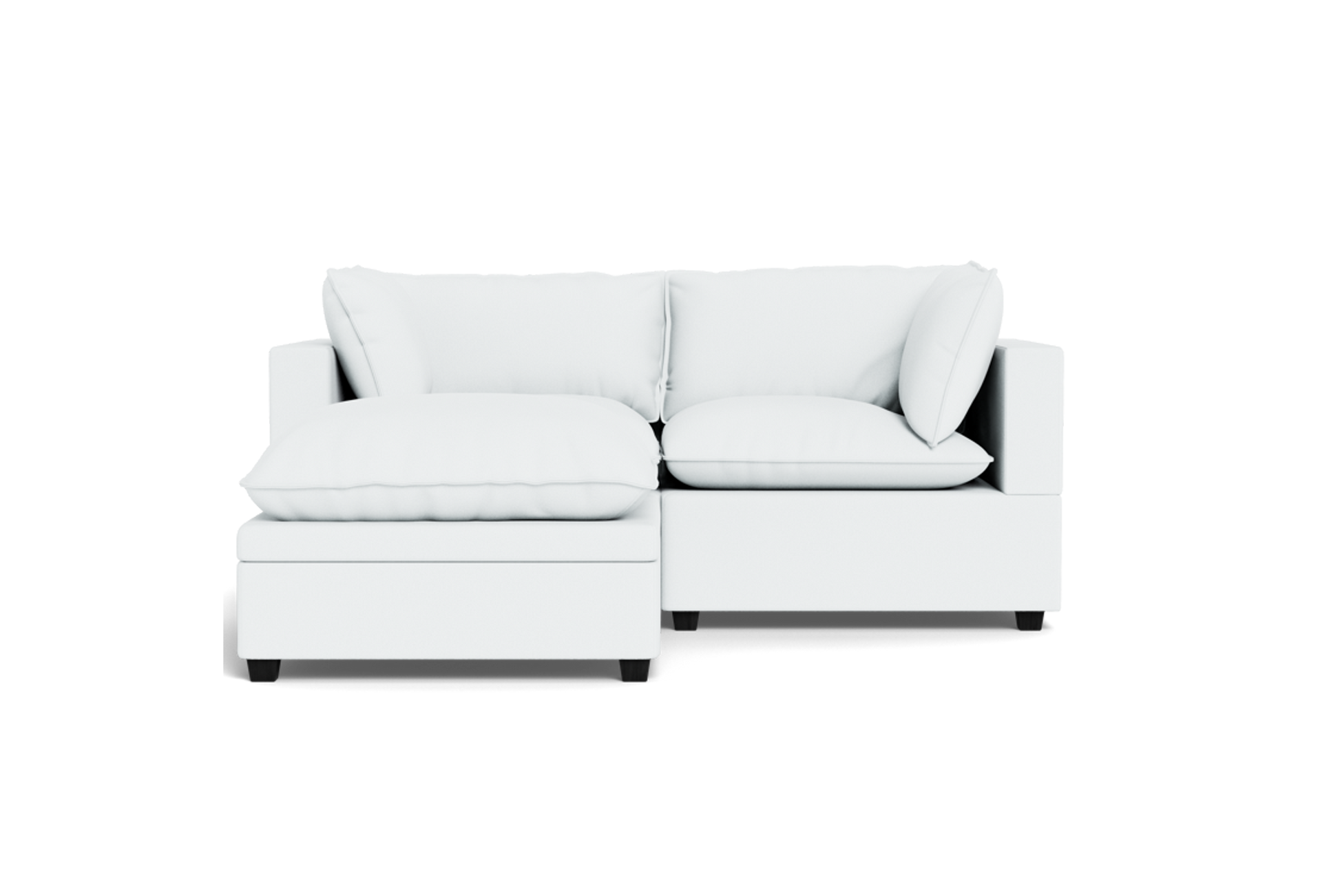 Kova Pillow Cushion Sofa 86" + Ottoman