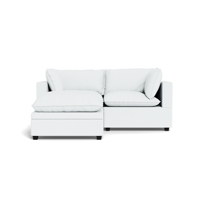 Kova Pillow Cushion Sofa 86" + Ottoman