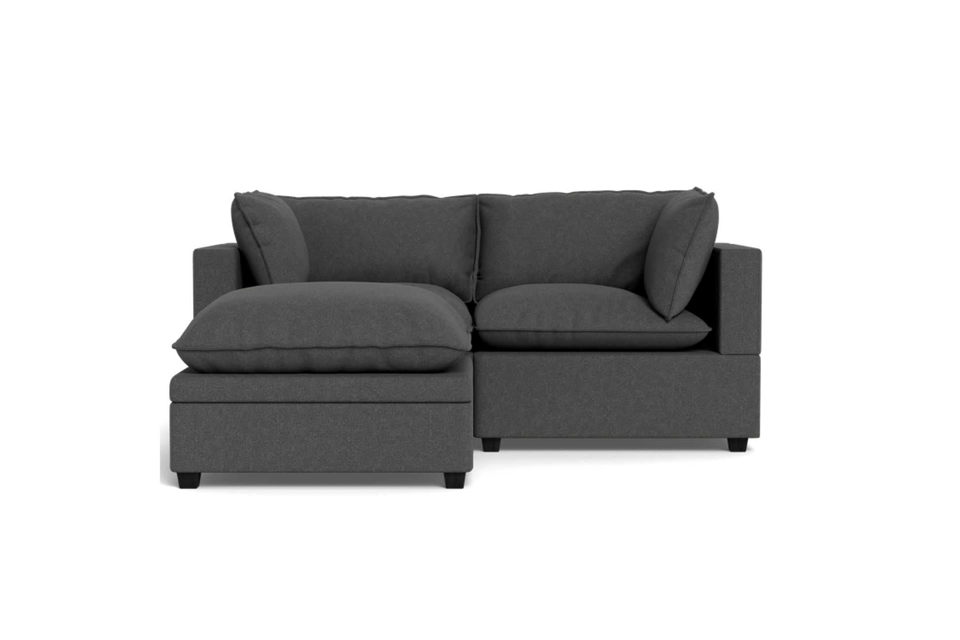 Kova Pillow Cushion Sofa 86" + Ottoman