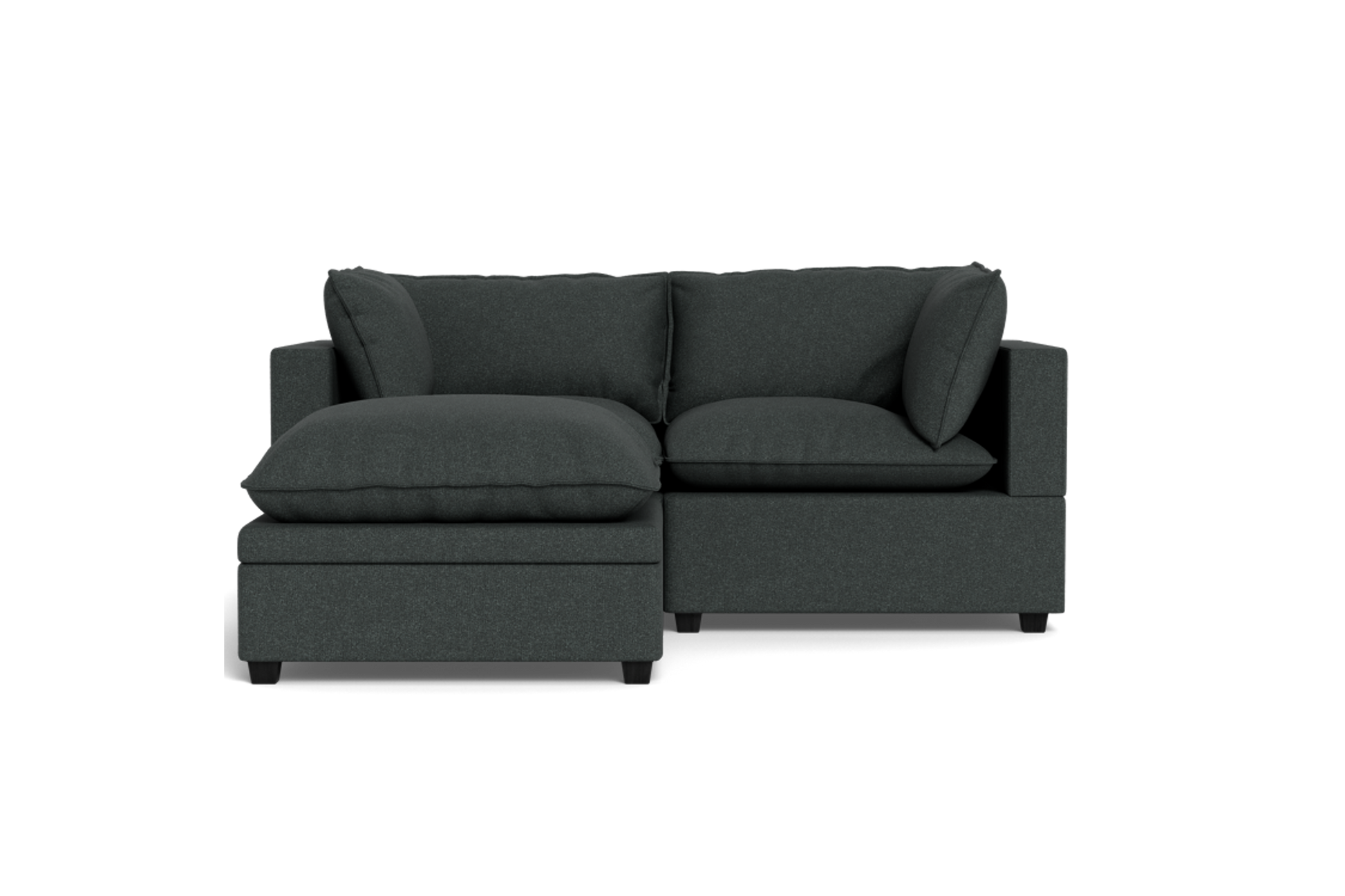 Kova Pillow Cushion Sofa 86" + Ottoman