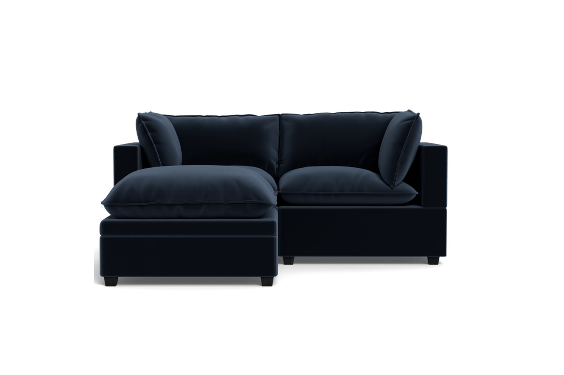 Kova Pillow Cushion Sofa 86" + Ottoman