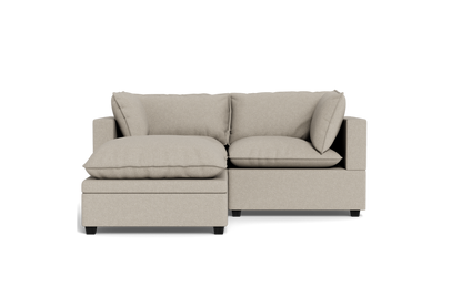 Kova Pillow Cushion Sofa 86" + Ottoman