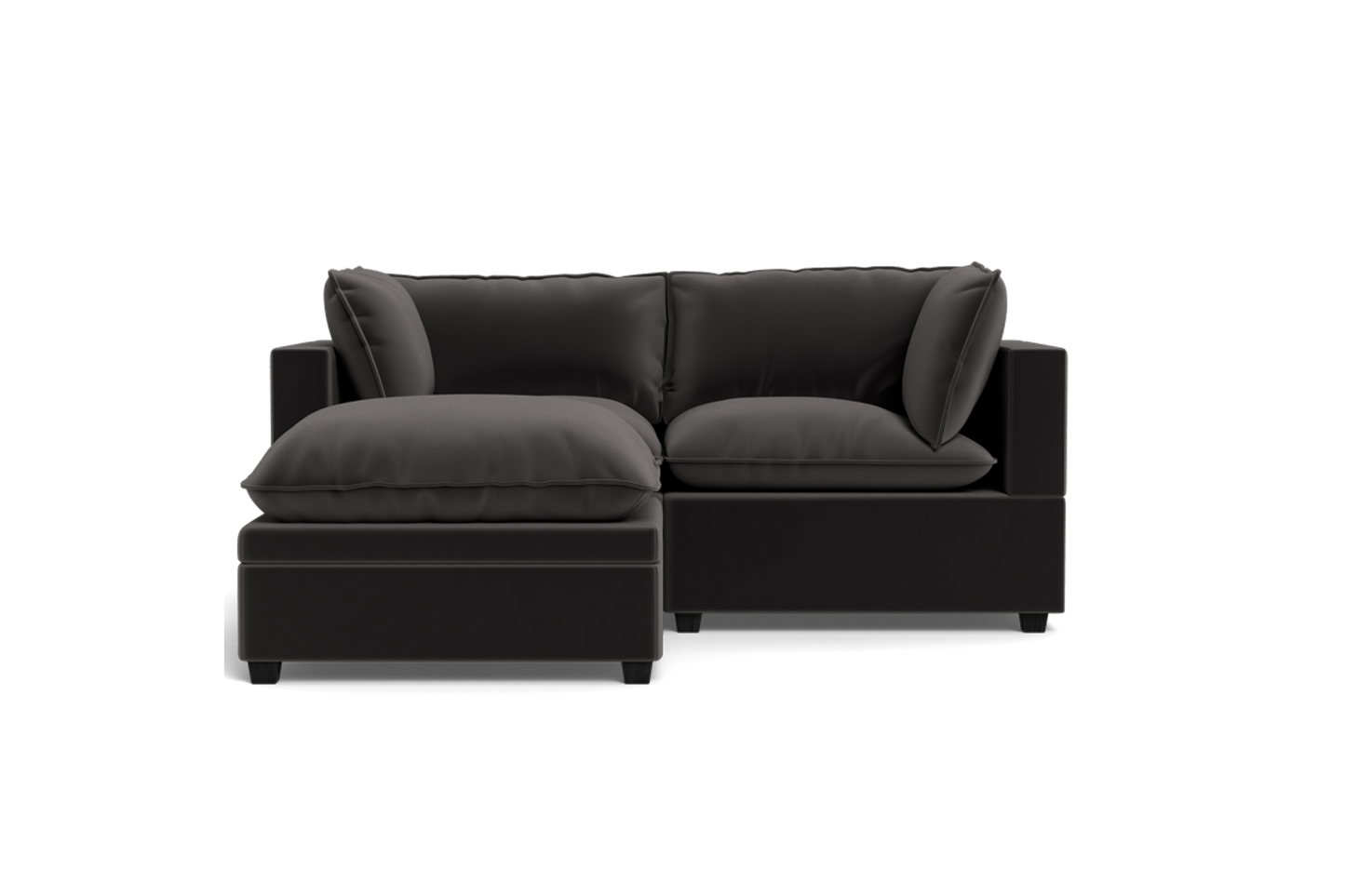 Kova Pillow Cushion Sofa 86" + Ottoman
