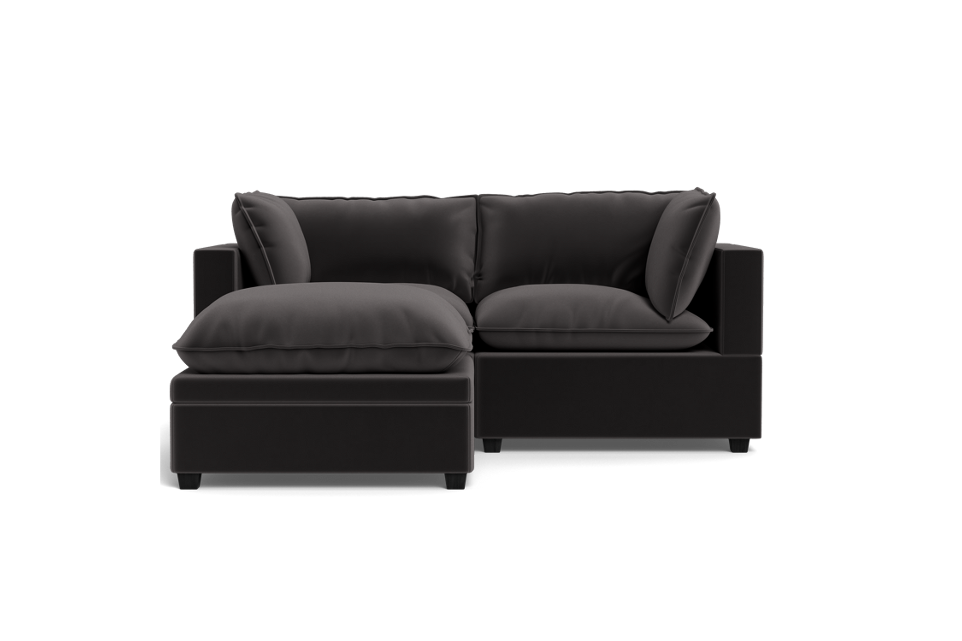 Kova Pillow Cushion Sofa 86" + Ottoman