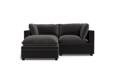 Kova Pillow Cushion Sofa 86" + Ottoman
