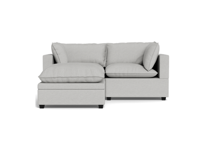 Kova Pillow Cushion Sofa 86" + Ottoman