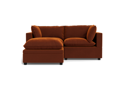Kova Pillow Cushion Sofa 86" + Ottoman
