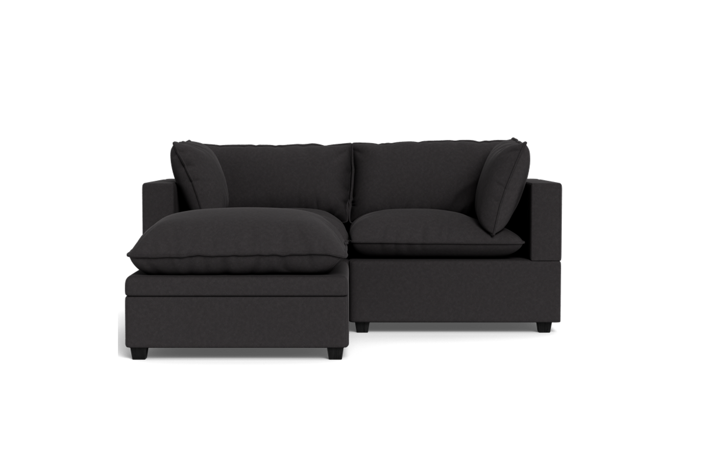 Kova Pillow Cushion Sofa 86" + Ottoman