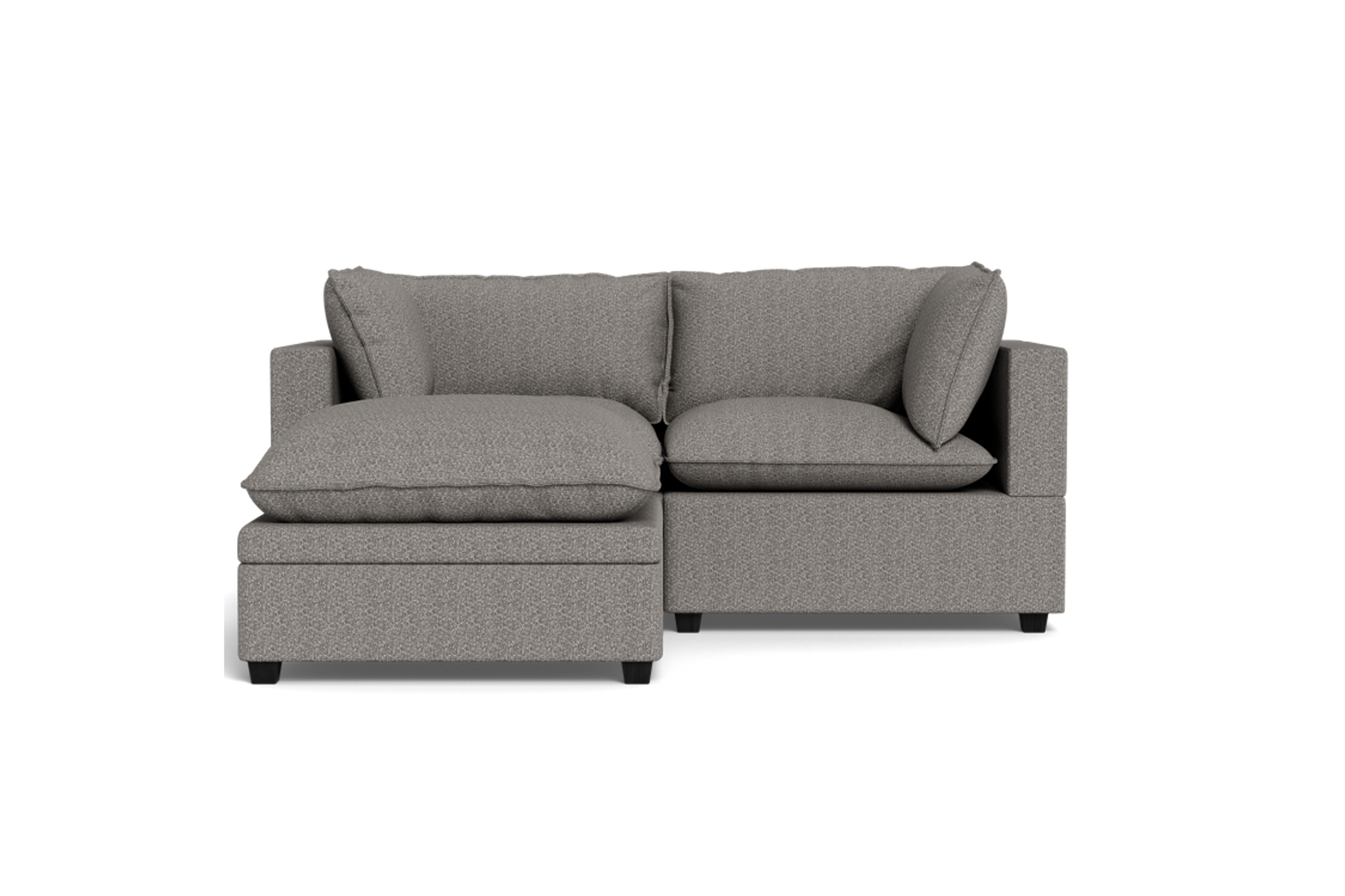 Kova Pillow Cushion Sofa 86" + Ottoman