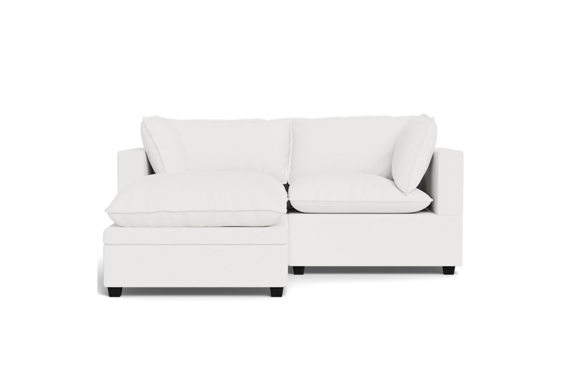Kova Pillow Cushion Sofa 86" + Ottoman