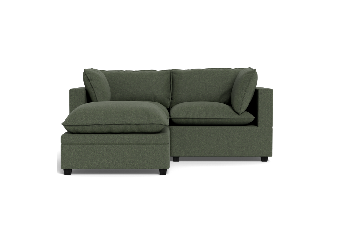 Kova Pillow Cushion Sofa 86" + Ottoman
