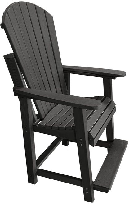 5-Piece Classic Adirondack Counter Height Dining Table Set